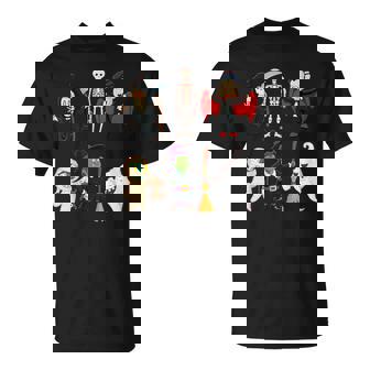 Family Halloween Shirts Vampire Mummy Skeleton Witch T-Shirt - Monsterry