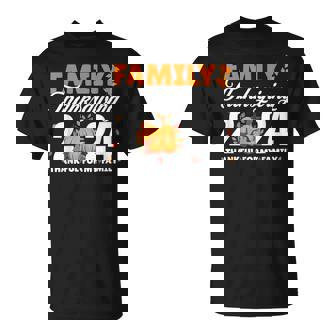 Family Thanksgiving 2024 Turkey Thanksgiving Matching Group T-Shirt - Thegiftio UK