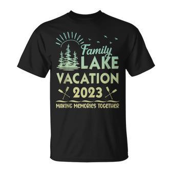 Family Vacation 2023 Lake Trip Holiday Reunion Cousin Crew T-Shirt - Monsterry