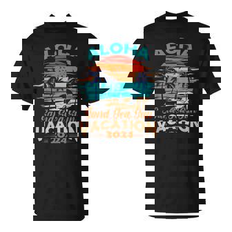 Family Vacation 2024 Aloha Hawaii Beach Trip Matching Group T-Shirt - Thegiftio UK