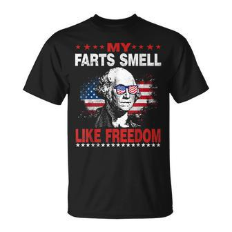 My Farts Smell Like Freedom 4Th Of July For Patriotic Of Usa T-Shirt - Monsterry