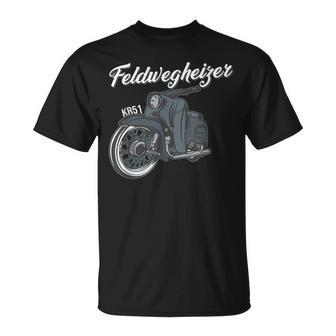 Feldweg Heater Schwalbe Kr51 Simson Moped Ddr S T-Shirt - Geschenkecke