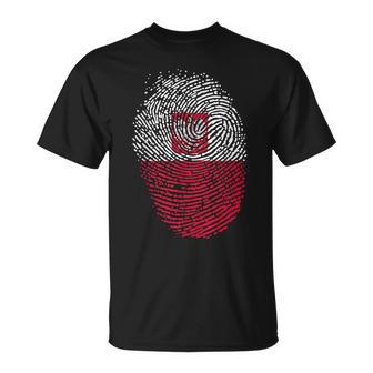 Fingerprint Children's Poland T-Shirt - Seseable