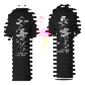Flamant Rose Joyeux Noël Pour T-Shirt - Cadeauxyz