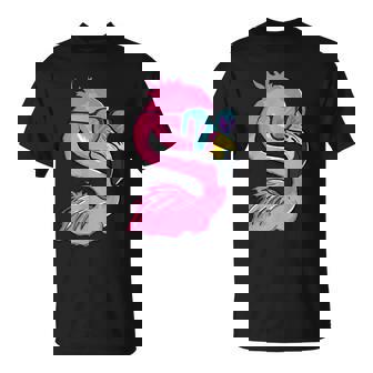 Flamingo Summer Vibes Vacation Flock Bird T-Shirt - Monsterry