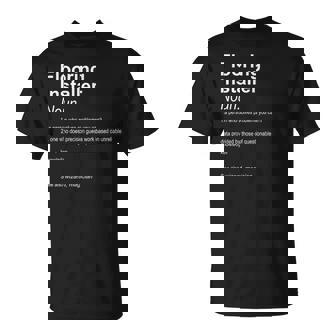 Flooring Installer Definition Floor Installation T-Shirt - Monsterry