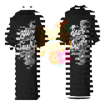Flower Power 60S 70S Hippie Retro Groovy Positive Vibes T-Shirt - Thegiftio UK