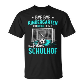 Football Bye Bye Kindergarten I Tschüss Kindergarten T-Shirt - Geschenkecke