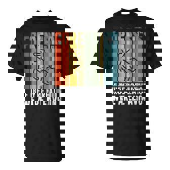Forensic If They'Re Breathing We'Re Leaving Scientist Retro T-Shirt - Monsterry