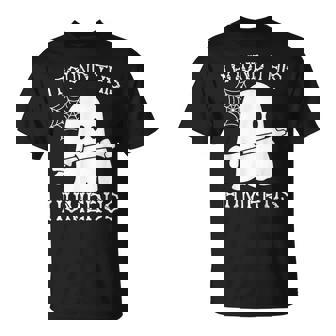 I Found This Humerus Halloween Ghost Humorous T-Shirt - Monsterry