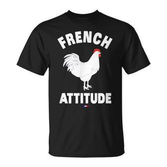 French Attitude L'attitude Français T-Shirt - Cadeauxyz