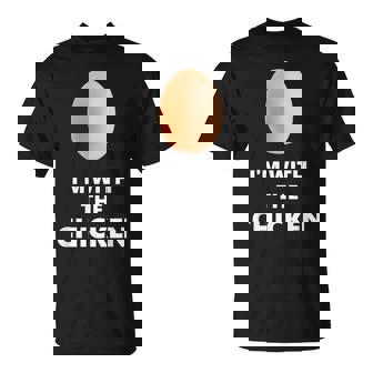 Fun I'm With The Chicken Egg Halloween Costume T-Shirt - Thegiftio