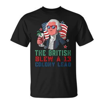 4Th Of July The British Blew A Thirn Colony Lead T-Shirt - Monsterry