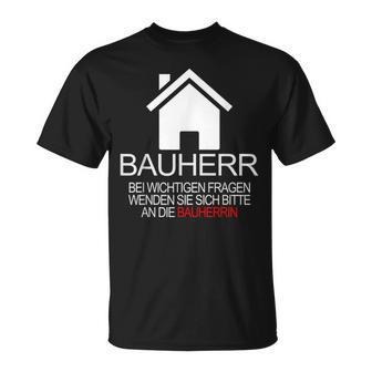 Builder Saying For Topping Out Festival T-Shirt - Geschenkecke