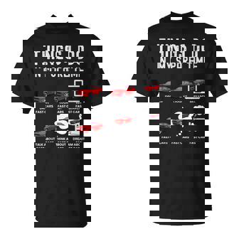 Car Enthusiast Things I Do In My Spare Time Car Lover T-Shirt - Monsterry