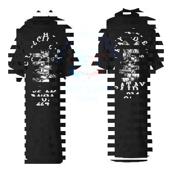 Childless Crazy Cat Lady 2024 Crazy Cat Lady T-Shirt - Thegiftio UK