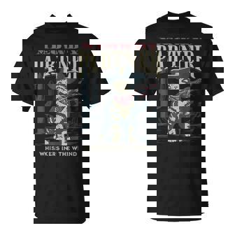 Cowboy Cat Vintage Western Meowdy Partner Cat Dad T-Shirt - Monsterry