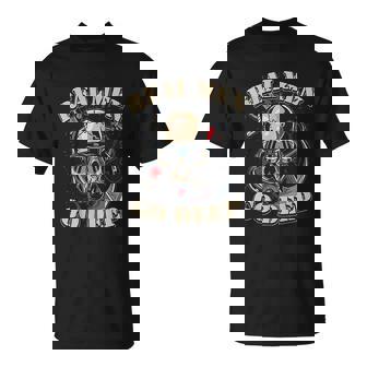 Funny Distressed Deep Dive Scuba Gift Real Men Go Deep T-Shirt - Thegiftio