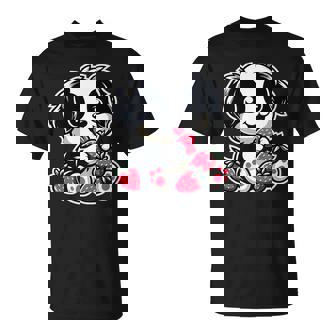 Funny Dog Eat Strawberries Cool Strawberries For Dogs Premium T-Shirt - Monsterry