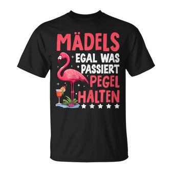 Flamingo Girls' Egal Was Passiere T-Shirt - Geschenkecke