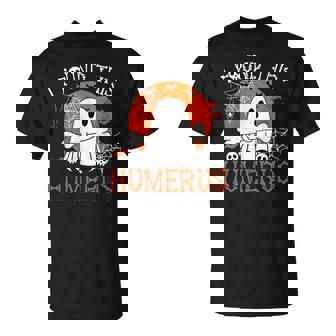 I Found This Humerus Boo Ghost Halloween Costume T-Shirt | Mazezy