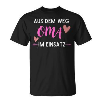 Grandma Aus Dem Weg Oma Im Einsatz T-Shirt - Geschenkecke