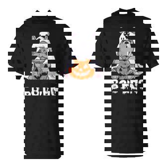 Halloween Moo Deng Baby Hippo Boo Deng Ghost Costume T-Shirt - Thegiftio UK