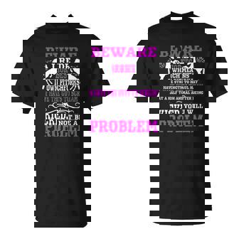 Funny Horse Horse Lover Beware I Ride Horses T-Shirt - Thegiftio UK