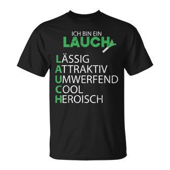 Lauch Ich Bin Ein Lauch Sport Fitness T-Shirt - Geschenkecke