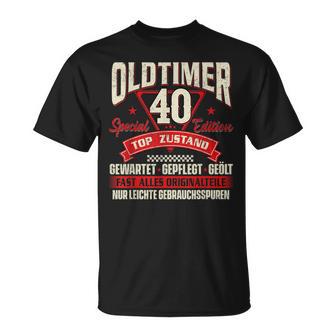 Oldtimer 40 Jahre Birthday T-Shirt - Geschenkecke