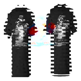 Penguin Party With This Boxing Animal Costume T-Shirt - Monsterry