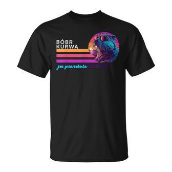 Polish Beaver Meme Bóbr Bober Kurwa Ja Pierdole T-Shirt - Geschenkecke