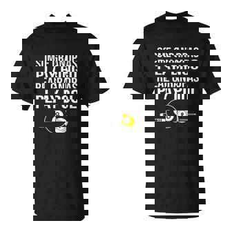 Funny Pool Player Billiards Grandpas Play Pool T-Shirt - Thegiftio