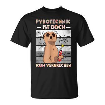 Pyrotechnik Ist Doch Keinerbrechen Feuerwerk T-Shirt - Seseable