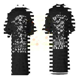 Skeleton Surviving Out Of Spite Alive Out Of Spite T-Shirt - Seseable