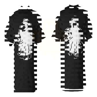 Soccer Ghost Playing Soccer Lovers Halloween T-Shirt - Thegiftio UK