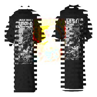Turkey Gobblezilla Outfit For Thanksgiving Humor T-Shirt - Thegiftio UK