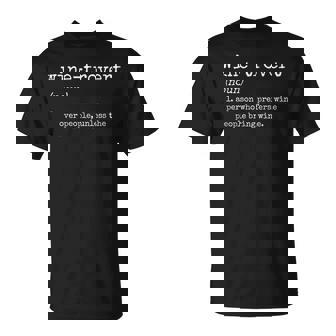 Wine Wine-Trovert Wine Drinker T-Shirt - Seseable