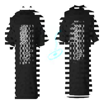 Fur Trapper Us American Flag Cool Outdoor Trapping Gear T-Shirt - Thegiftio