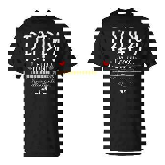 Futur Papy 2025 Annonce Bébé Grand Parents Papi En Cours T-Shirt - Cadeauxyz