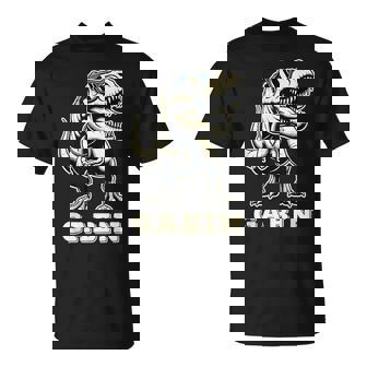 Gabin Cadeau Prénom Personnalisé Garçon Dinosaure T-Shirt - Cadeauxyz