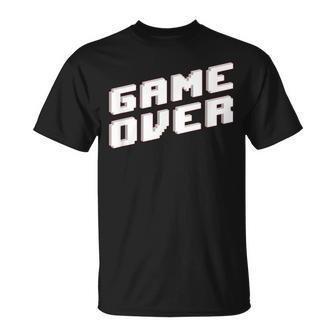 Game Over Ideo Game T Game Over T-Shirt - Geschenkecke