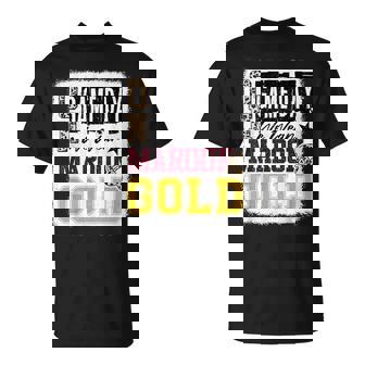 On Gameday Football We Wear Maroon And Gold School Spirit T-Shirt | Seseable CA