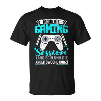 Gamer Zocker Games Pc Gaming Slogan T-Shirt - Geschenkecke