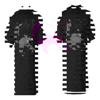 Gato Divertido Está Bien Estoy Bien Todo Está Bien Camiseta unisex - Regaloses