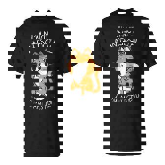 Gato Inteligente Anti Social Anti-Estúpido Camiseta unisex - Regaloses