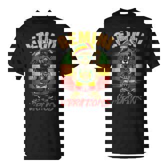 Gemini Vibes Rasta Reggae Teddy Bear Island Beach Birthday T-Shirt - Monsterry