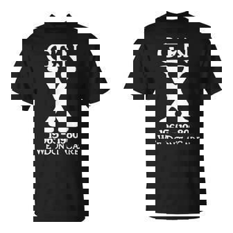 Gen X 1965 1980 We Don't Care Saying T-Shirt - Monsterry