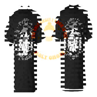 The Only Ghost I Know Is The Holy Ghost Halloween Boo Bible T-Shirt | Mazezy