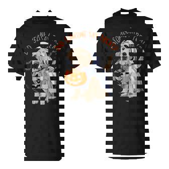 Ghost Labrador Puppy Treats Halloween Labrador Dog T-Shirt - Thegiftio UK